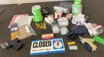 Retail Price Tagging Lot &ndash; Monarch 1131, Avery Dennison Tag Guns, Labels, Signs, Accessories