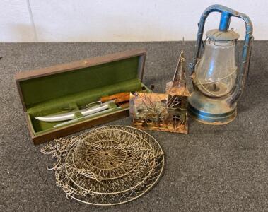 Carving Set - Home Decor - Oil Lamp and More