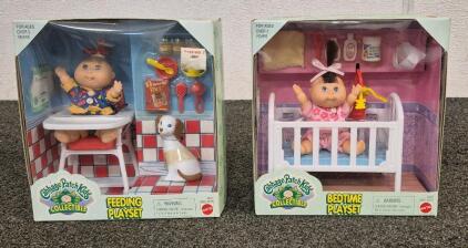 Cabbage Patch Kids College 2 of 3 Sets (Feeding Time Playset, BedTime Playset)