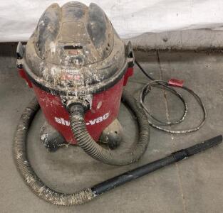 Shop-Vac 18 Gal 6.0 Peak HP Wet/Dry Vacuum, Red/Black, 120V Corded, 7 ft Hose