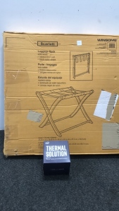 (1) Intel Thermal Solution (1) Scarlett Wood Luggage Rack