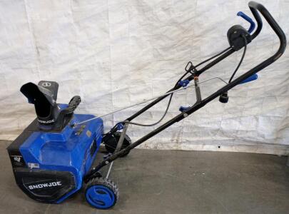 Snow Joe Electric 18" Snow Blower, 15A, Single-Stage, 120V, Manual Chute, LED Headlight