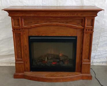 Dimplex Electric Fireplace Mantel, 47.5" Wide, 4,780 BTU, Wood Finish