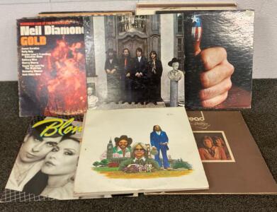 Vintage Records Including The Beatles, Neil Diamond, Elton John, Paul McCartney, Bread, Blondie And More