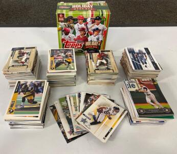 Topps 2023 Holiday Mega Box 500+ Assorted Football Baseball Cards