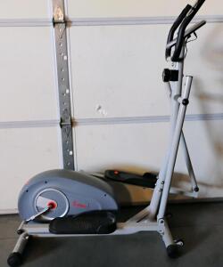 Sunny Elliptical Machine, Magnetic Resistance, LCD Console & Heart Rate Monitor, Compact Rear Drive