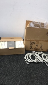 (1) Case Of Approximately (100) Ethernet Cords (7) Saharacase Google pixel Xl Mobile Protection Kits