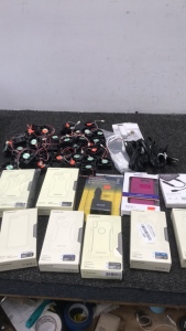 (35) Top Motor Computer Fans (3) Universal Power Cords (1) lighter charger (3) Phone cases