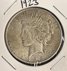 1923 Peace Liberty Dollar Coin