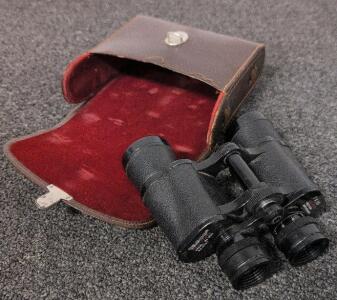 Tasco 7x35 Fully Coated Binoculars Model 304 with Leather Case, Serial 106127