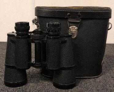 MASON 10x50 Fully Coated Porro Prism Binoculars with Hard Case, 5&deg; Field of View