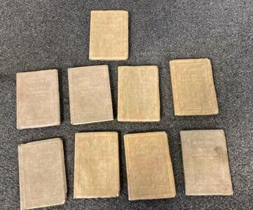 9 Vol - The Nutshell Library 'An Evening With' Tennyson, Shakespeare, Burns, Thackeray, and More