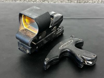 TRU-FIRE Crackshot Archery Thumb Release & 4-Reticle Reflex Red/Green Dot Sight for Picatinny Rail