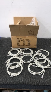 (1) Case Of Approximately (100) 6&rsquo; Ethernet Cords
