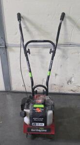 Earthquake MC43 2-Cycle Gas Cultivator, 43cc Engine, 10-Inch Width, Foldable Handles, Steel Tines