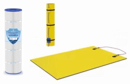 XL Lilypad Foam Floating Mat | 92.5&rdquo; x 70.1&rdquo; & Jandy CS200 Filter Cartridge Replacement