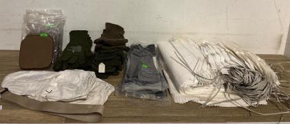 US Military Cold Weather Clothing Lot &ndash; Wool Gloves, Mittens, Snow Cover, Belt, Pads, Orig. Tags