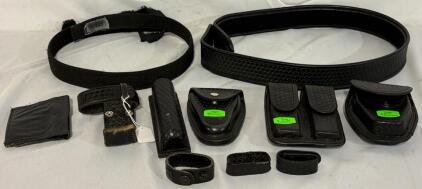 Leather Police Style Belts & Accessories