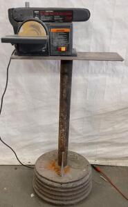 Craftsman 4x36 Belt / 6" Disc Sander 1/3 HP on Heavy-Duty Stand, Model 315.11721