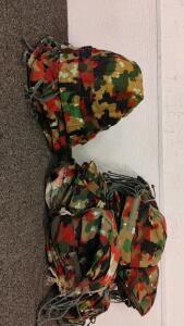 German Flecktarn Tactical Vest, Webbing Yoke & Multiple Helmet Covers &ndash; Modular Load-Carrying Set