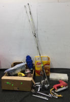 Silver Eagle Fishing Pole, Staple Gun, Sockets and More