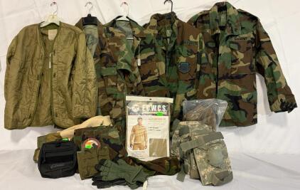 Military Clothing & Accessories &mdash; Size Small Clothing, Tops & Bottoms, Pouches, Thermals & More