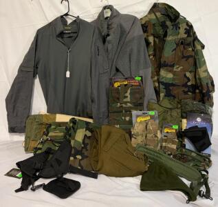 Military Clothing & Accessories &mdash; Size Large & XL Clothing, Tops & Bottoms, Jackets, Pouches & More