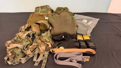 US Military Dress Pants, Wool Jackets, Belts & More