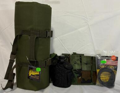 Voodoo Tactical Roll Up Shooters Mat, Pouches, Belt & Canteen Set