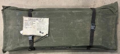 Military Foxhole Blast Overhead Cover, Steel Frame, Canvas Shell