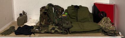Military BDU Clothing & Gear Set size small&ndash; Woodland & OD Uniforms, Rothco Boots, Tactical Accessories