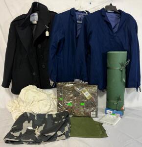 Military Clothing & Accessories &mdash; XL-2XL Coats, Ponchos, Sleeping Pad, Pack Covers & More