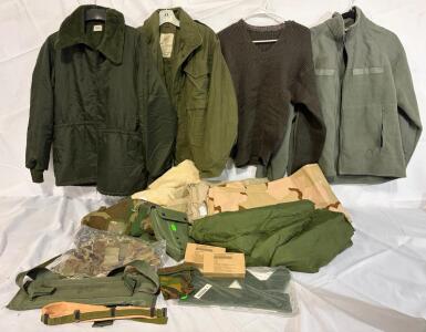 Military Clothing & Accessories &mdash; Size Small/XS Pants & Tops, Helmet Accessories, Straps & More