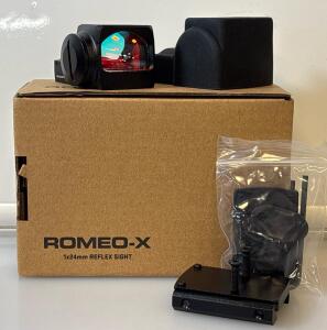 SIG Sauer ROMEO-X 1x24mm Reflex Red Dot Sight, RMSc Footprint, Cover, Mount, Accessories