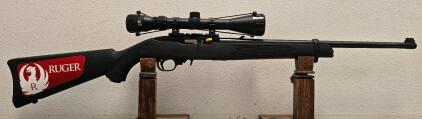 Ruger 10/22 .22 LR Carbine, 18.5" Barrel, Synthetic Stock, Viridian Scope, SN: 0021-70061