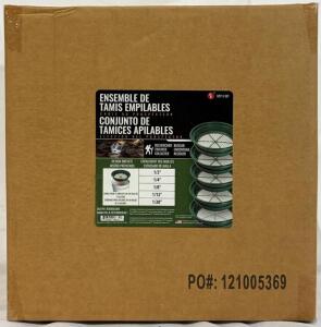 5Pc Stackable Sifting Pan Set