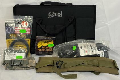 Voodoo Enlarged Pistol Case W/ Strap & Pouch Accessories