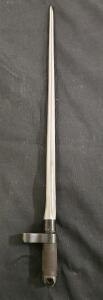 British No. 4 Mk II Spike Bayonet &ndash; WWII, Fits Lee-Enfield Rifle, 10" Length