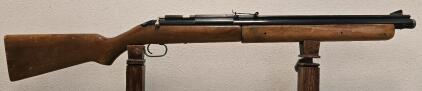 Sheridan Blue Streak 5mm (.20 Cal) Multi-Pump Pneumatic Air Rifle, Wood Stock, Made in USA