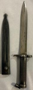 Vintage Swedish Bayonet | Blade Length 8&rdquo;, Overall Length 13&rdquo;