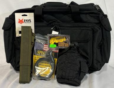 Voodoo Tactical Enlarged Scorpion Range Bag, Tactical Belts & Canteen