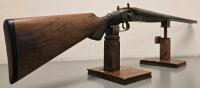 Lakeside Side-by-Side Double Barrel 12 Gauge Hammer Shotgun, Serial 487, Circa 1890s - 2