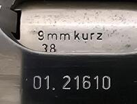 Mauser HSc 9mm Kurz (.380 ACP) Pistol, Germany, Interarms Import, Serial 01.21610, Original Box & Manual - 10