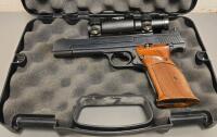 Smith & Wesson Model 41 .22 LR Target Pistol, 7" Barrel, Tasco ProPoint Red Dot, A600397 - 11