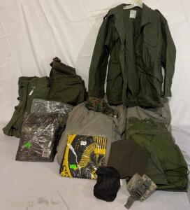 Military Clothing & Accessories &mdash; Large Top & Warm / Snow Pants, Hats, Poncho & More