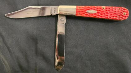 Case XX Centennial R6243 SS Slimline Trapper &ndash; Red Handle, 2 Blade