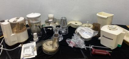 Food Processor- Juicer - Both Power On - and many Attachments