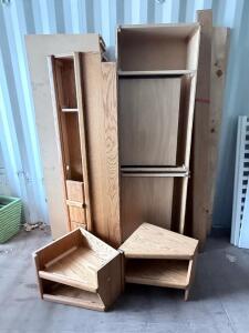 Wooden Storage Queen Bed Set