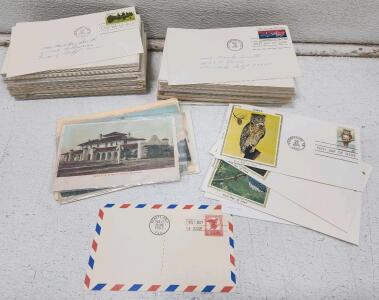 (180+) Vintage Assorted Postcards And Letter Envelopes
