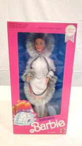 Mattel Eskimo Barbie #9844 Dolls of the World Special Edition (1993) NRFB, 11.5" Doll, Second Edition